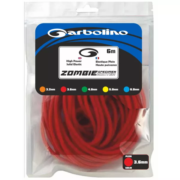 Garbolino Elastic Solid Zombie Max Trdna gumijasta elastika 3,6mm 6m
