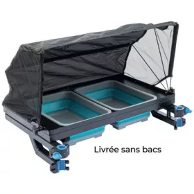   GARBOLINO MULTIGRIP stranska mizica s senčilom, brez nog, s škatlo za shranjevanje, 60x50cm D25/30/36 - Stranska mizica