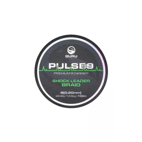 Guru Pulse 9 Shock Leader 0,20mm 100m Fonott Dobóelőke