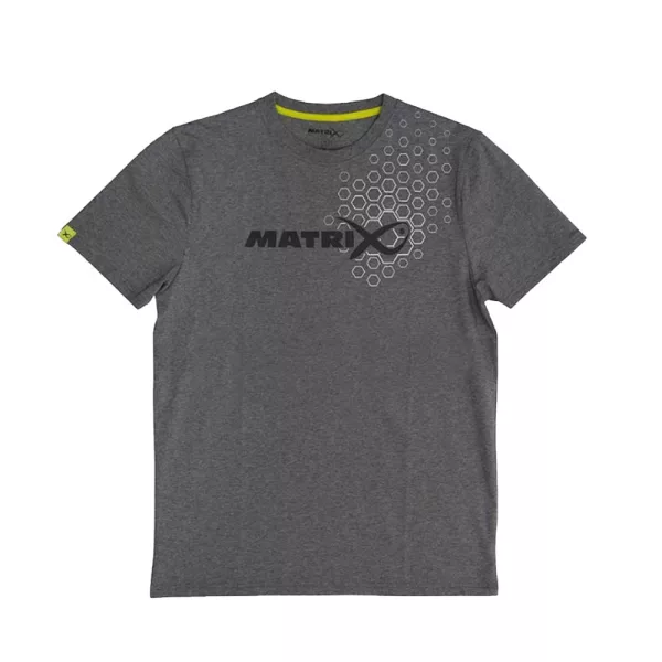 Matrix Hex Print Siva Majica M