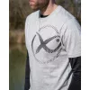 Matrix Large Mesh Logo Szürke Póló 3XL