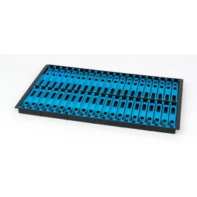   Matrix Loaded Pole Winder Tray 13cm (42 Pack) Light Blue Lestev