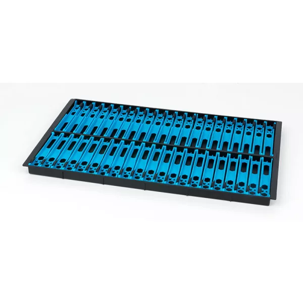 Matrix Loaded Pole Winder Tray 13cm (42 Pack) Light Blue Lestev