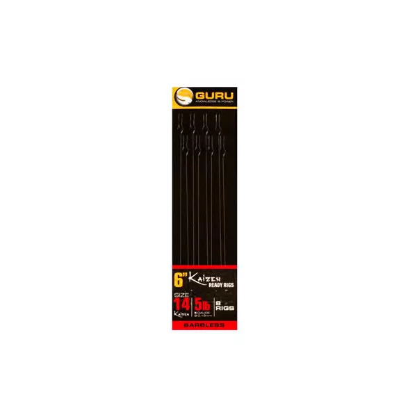 Guru Kaizen Pole Rigs predvezan kavelj - 15cm - 12 - 0,17mm