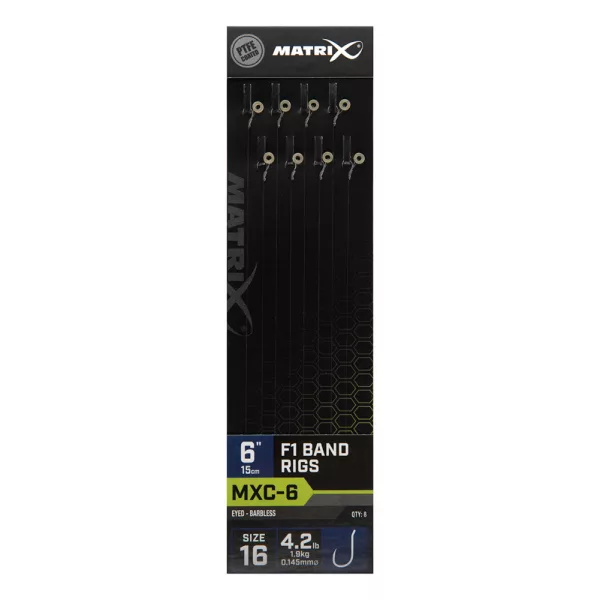 Matrix MXC-6 16 Brezbodni, z ušescem 1,9kg 15cm Predvezani kavelj 8 kosov