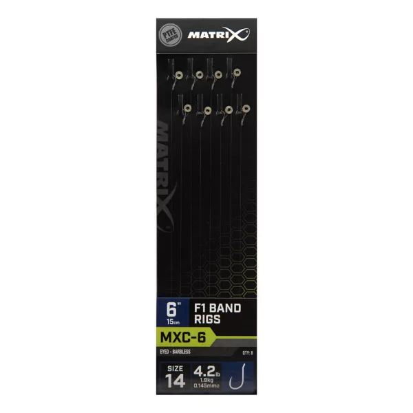 Matrix MXC-6 14 Brezbodni, z ušescem 1,9kg 15cm Predvezani kavelj 8 kosov