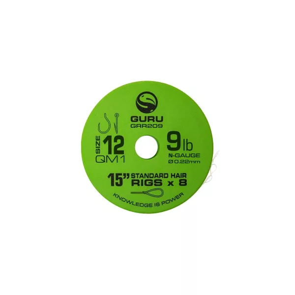 GURU QM1 STANDARD HAIR Size 12 (0.22mm)