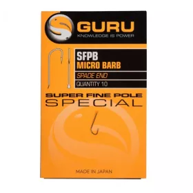 Guru Super Fine Pole hook size 24 (Barbed/Spade End) - trnek