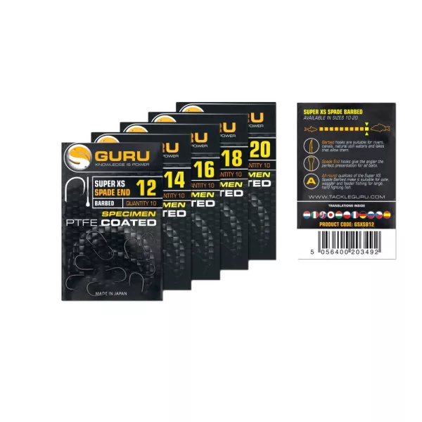 Guru Super XS 18 Kraparski trnek z lopatko in zalustjo 10db