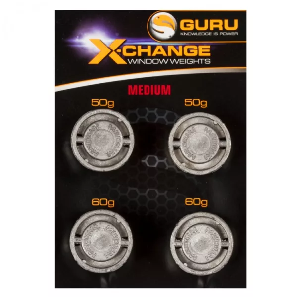 Guru Window Feeder L Pack H Dodatki za krmilnik z oknom 50+60gr - Komplet zamenljivih uteži