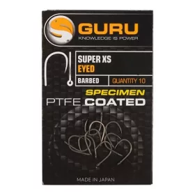 Guru Super XS Size 16 (Barbless/Eyed) - trnek