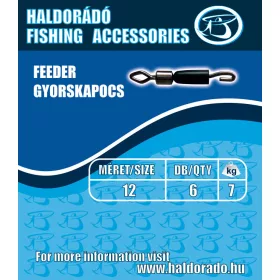 Haldorádó Feeder hitra sponka L 9kg 6db
