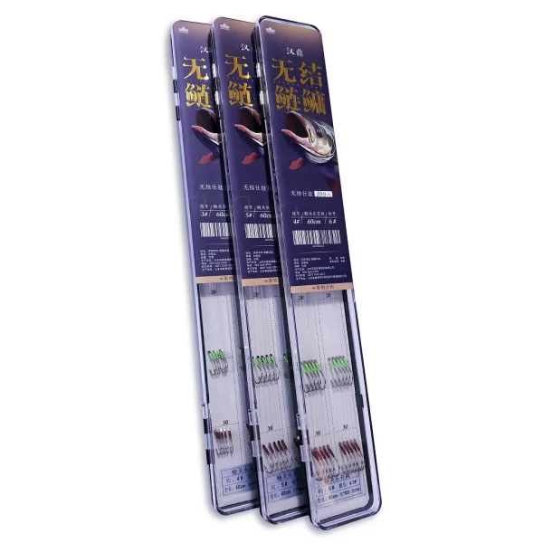 Handing Lapkás, bradati predvezani trnek za ribolov z bičem, št. 3, 10 kosov