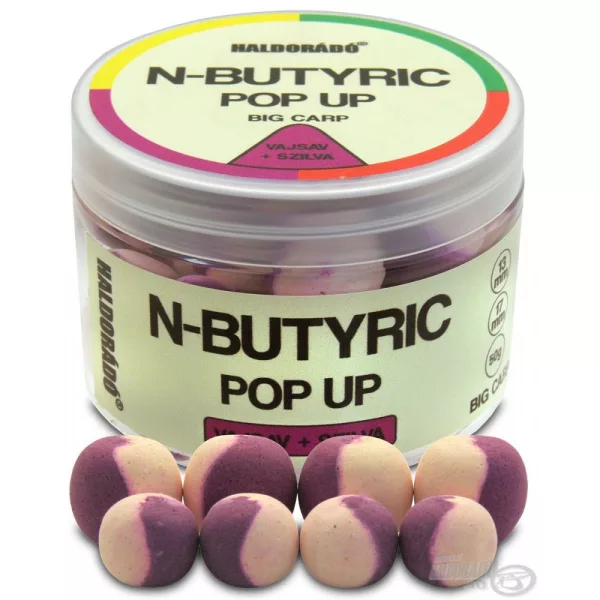 Haldorádó N-Butyric Pop Up Big Carp 13, 17 mm - Butirna kislina + Sliva