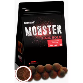   Haldorádó Monster Hard Boilie Začinjena Jetra 700gr 24mm Bojli