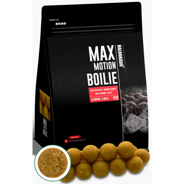 Haldorádó Max Motion Boilie Long Life Španski Arašid 800gr 24mm Bojli