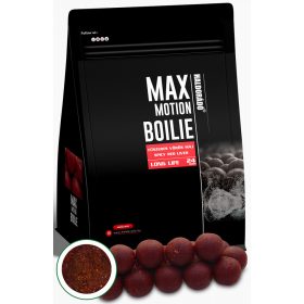   Haldorádó Max Motion Boilie Long Life Začinjena Rdeča Jetra 800gr 24mm Bojli