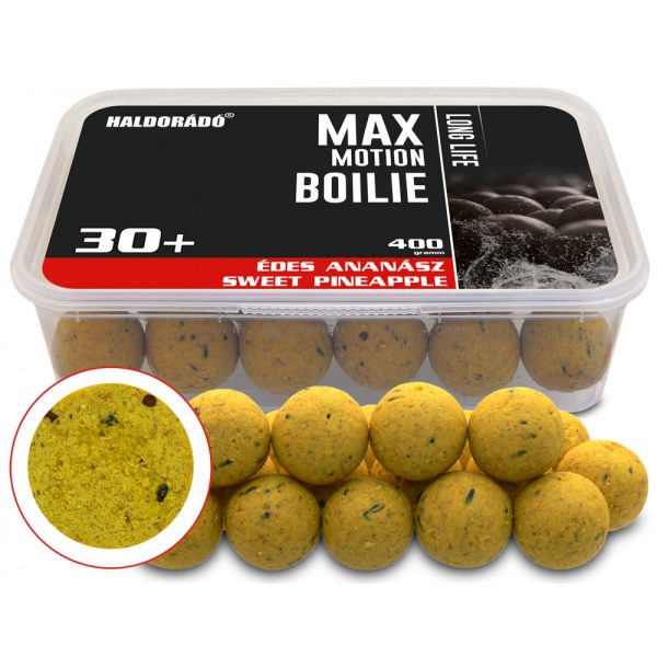 Haldorádó Max Motion Bojli Long Life Sladki Ananas 400gr 30mm Bojli