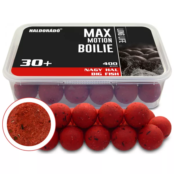 Haldorádó Max Motion Bojli Long Life Velika Riba 400gr 30mm Bojli