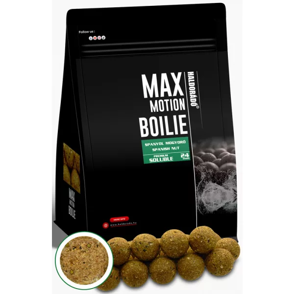 Haldorádó Max Motion Boilie Premium Topljiv Španski Arašid 800gr 24mm Bojli