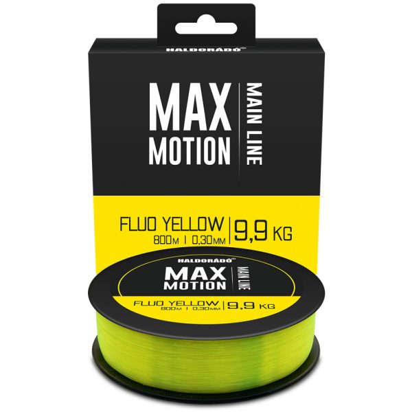 Haldorádó Max Motion 0,30mm 800m Monofilna glavna vrvica - Fluo Rumena