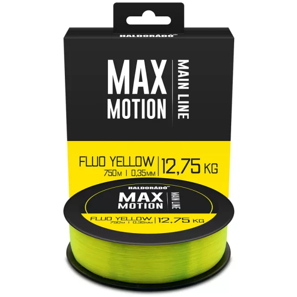 Haldorádó Max Motion 0,35mm 750m Monofilna glavna vrvica - Fluo Rumena