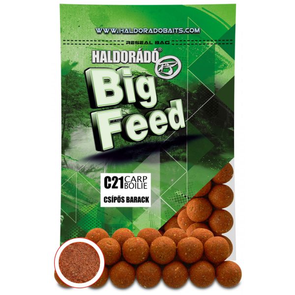 Haldorádó Big Feed C21 Boilie Pikantna breskev 700gr 24mm Bojli