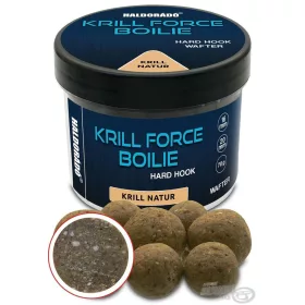   Haldorádó Krill Force Boilie Hard Hook Wafter 16, 20 mm Krill Natur Vaba Bojli 70gr