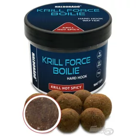   Haldorádó Krill Force Boilie Hard Hook Wafter 16, 20 mm Krill Hot Spicy Vaba Bojli 70gr