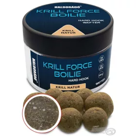   Haldorádó Krill Force Boilie Hard Hook Wafter 24, 30 mm Krill Natur Vaba Bojli 100gr