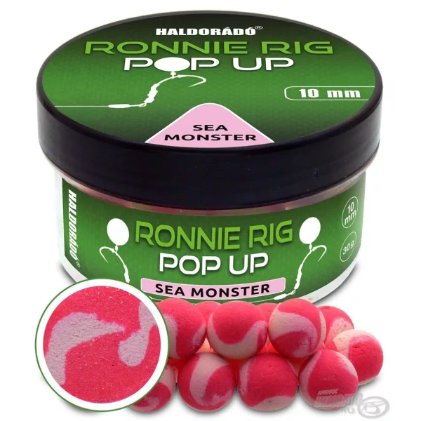 Haldorádó Ronnie Rig Pop Up Sea Monster 10mm Bojli za vabo 30gr
