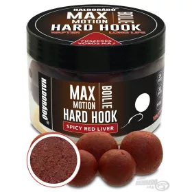   Haldorádó Max Motion Boilie Hard Hook Wafter 24, 30mm Začinjena rdeča jetra Vaba Bojla 150gr