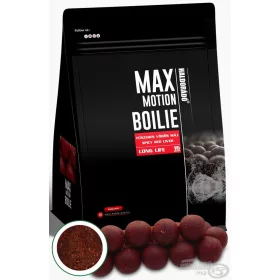   Haldorádó Max Motion Boilie Long Life 16mm Začinjena rdeča jetra Bojli 800gr