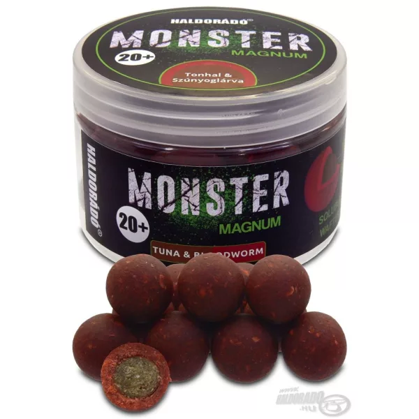 Haldorádó Monster Magnum 20+mm Tonhal & Szúnyoglárva Csalizó Bojli 70gr