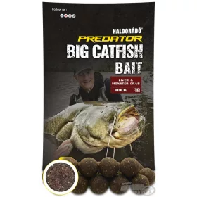   Haldorádó Catfish Bait Boilie 30+ Liver-Monster Crab Bojli za soma 1kg