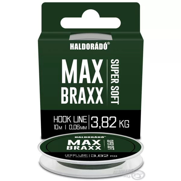 Haldorádó Max Braxx Super Soft Hook Line 0,06mm 10m Pletena predvrvica