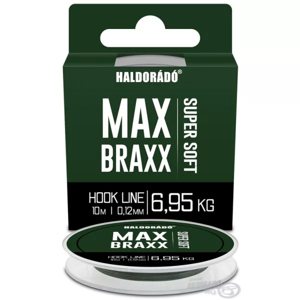 Haldorádó Max Braxx Super Soft Hook Line 0,12mm 10m Pletena predvrvica