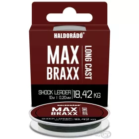   Haldorádó Max Braxx Long Cast Shock Leader 0,20mm 10m Pletena Predvezna Vrvica