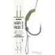 Haldorádó Soft Pop Up Hair Rigs 8 Kavljev, Kavelj z brado in laksom za bojle 2 kosa