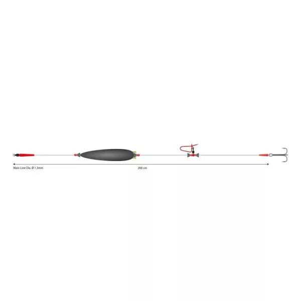 Mikado Catfish 200cm 2/0 Monofil Predvrvica