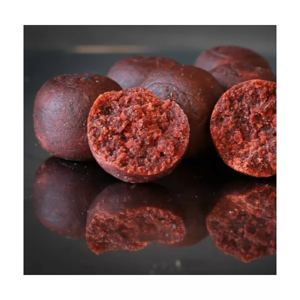 HNV Baits Red Spicy Squid Soluble Big Balls Hookbaits 30mm Topna Boila 165gr