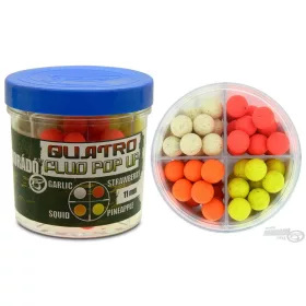   Haldorádó Quatro Fluo Pop Up Bojli 11 mm / 4 okusi v eni škatli