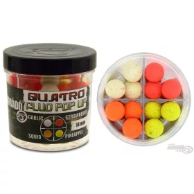  Haldorádó Quatro Fluo Pop Up Boilies 14 mm / 4 okusi v škatli
