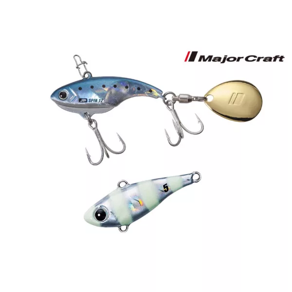 Major Craft Jigpara Spin 3,9cm 12gr #007 Zebra Glow Vaba