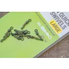 Korum Specimen Quick Snap Swivels Large Vrtljiva zaponka