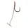 Korum Quickstop Hook Hairs 10 z zanko, Brez brade Monofilni predvezani trnek 4 kosi