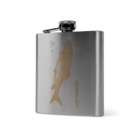   Korum Classic Hip Flask Barbel Flaška iz nerjavečega jekla 2dl