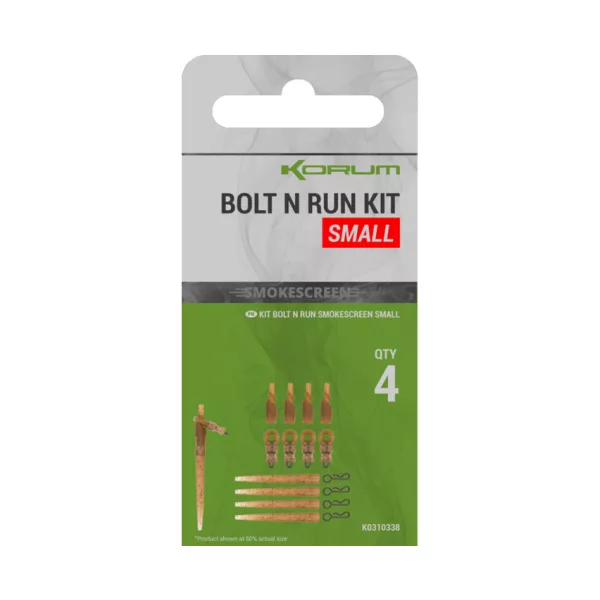 Korum Smokescreen Bolt N Run Kit Small Komplet končne opreme 4kom