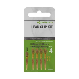 Korum Smokescreen Lead Clip Kit 4kom