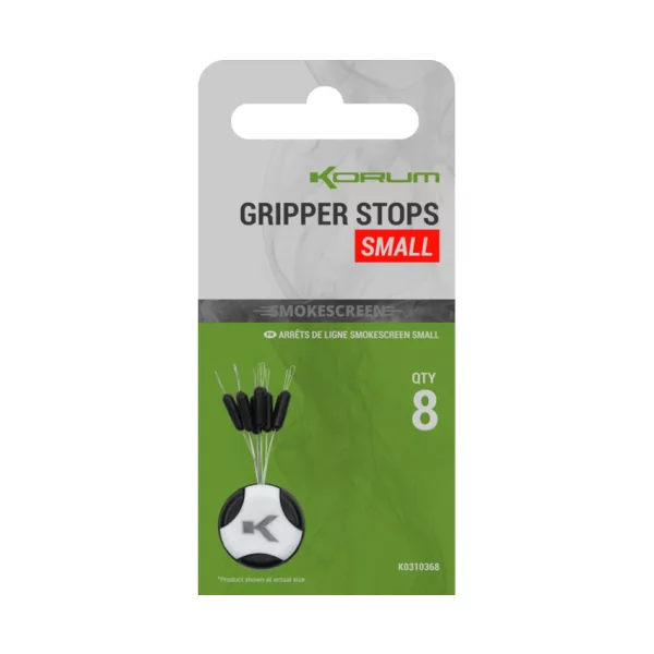 Korum Smokescreen Gripper Stops Mali Zamašek 8 kos
